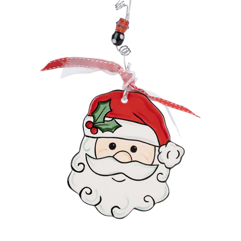 GLORY HAUS Santa Fluffy Beard Flat Ornament