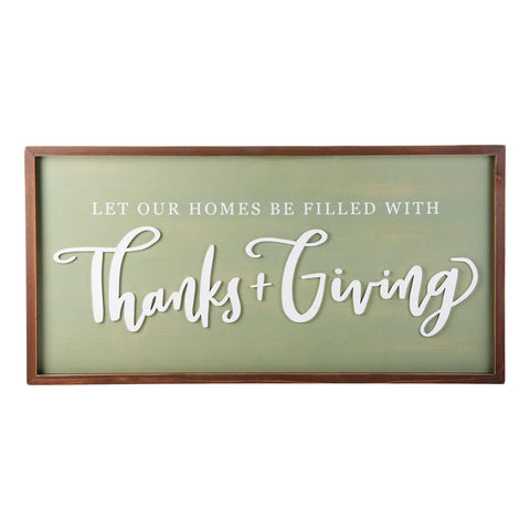 GLORY HAUS Thanks and Giving Board