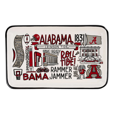 GLORY HAUS Alabama Collage Trinket Tray