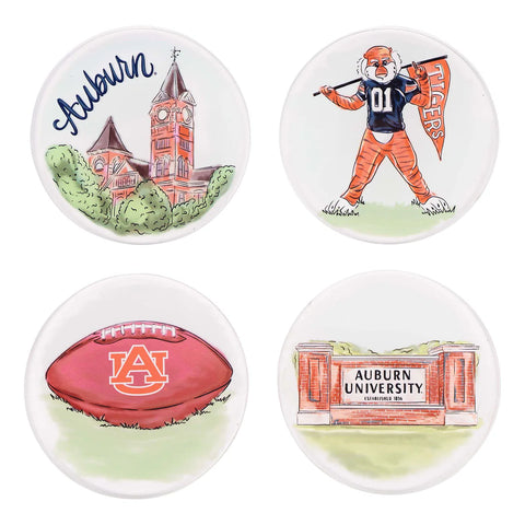GLORY HAUS Auburn Coaster Set of 4