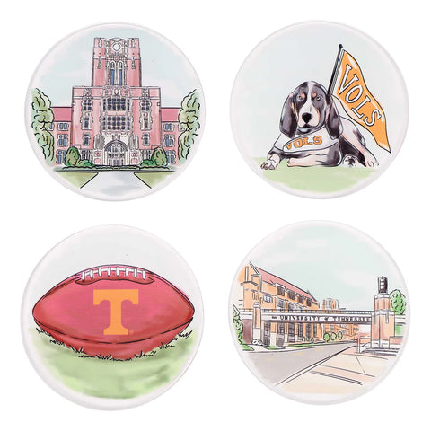 GLORY HAUS Tennessee Coaster Set of 4