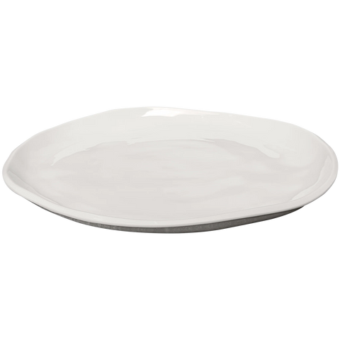 RELISH Simple Round Salad Plate - Cream