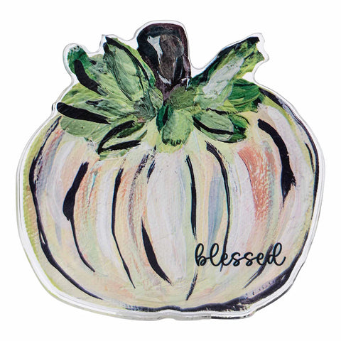 GLORY HAUS Heirloom Green Pumpkin Acrylic Stand