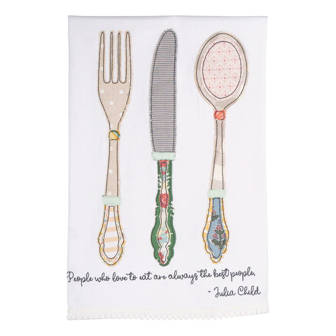 GLORY HAUS Knife Fork Spoon Tea Towel