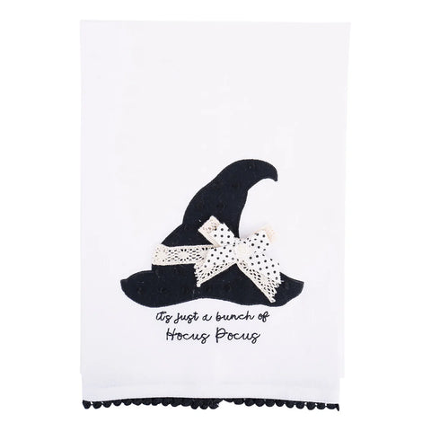 GLORY HAUS Hocus Pocus Witch Hat Tea Towel