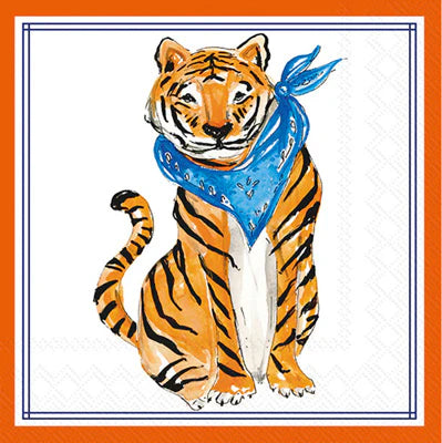 Hometown Pride BLue Sitting Tiger Napkins