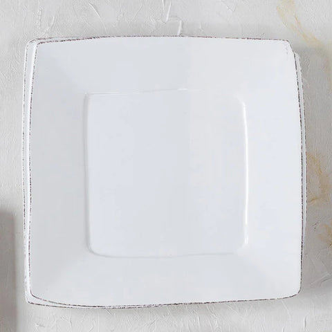 Vietri Lastra White Square Platter