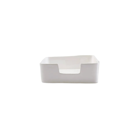 Lastra Melamine White Dinner Napkin Holder