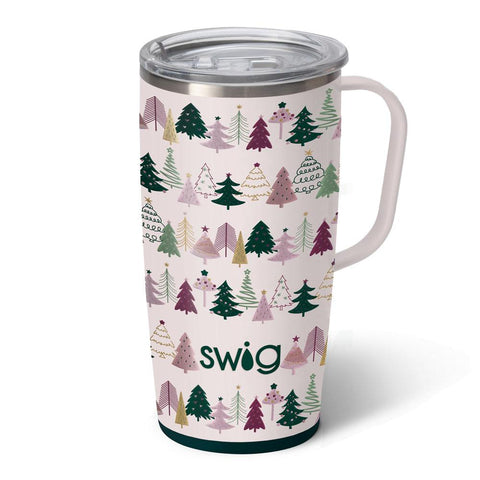 SWIG Travel Mug - Tinseled Trees