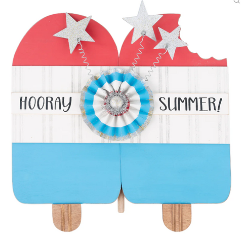 Hooray Summer Popsicles Topper