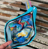 SCOUT Cabana Clutch Wristlet - French Blue and Pool