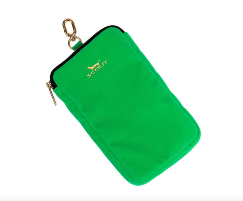 SCOUT Call Me Maybe Phone Pouch Green Velvet