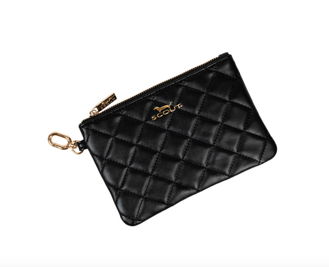 SCOUT The Carly Pouch Black Quilted