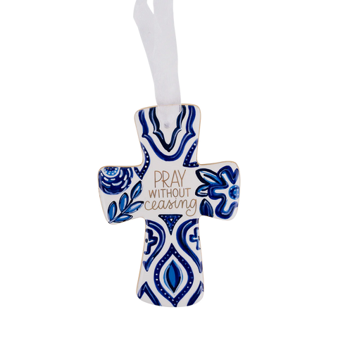 GLORY HAUS Pray without Ceasing Cross