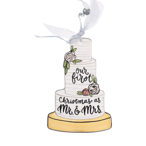 GLORY HAUS Wedding Cake Flat Ornament