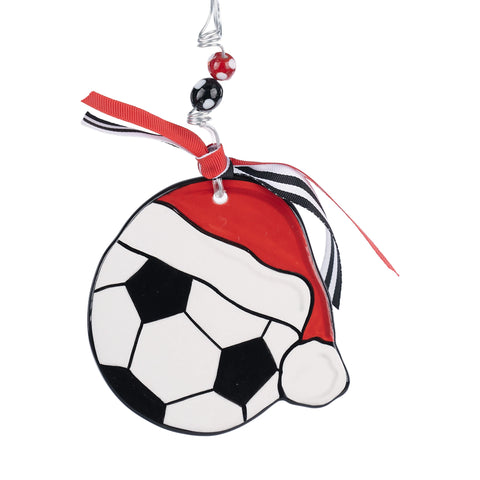 GLORY HAUS Soccer Flat Ornament