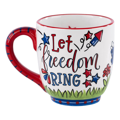 GLORY HAUS Let Freedom Ring Mug