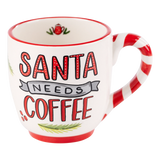 GLORY HAUS Santa Needs Coffee Mug