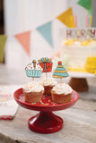 GLORY HAUS Cupcake Decorations - Set of 6