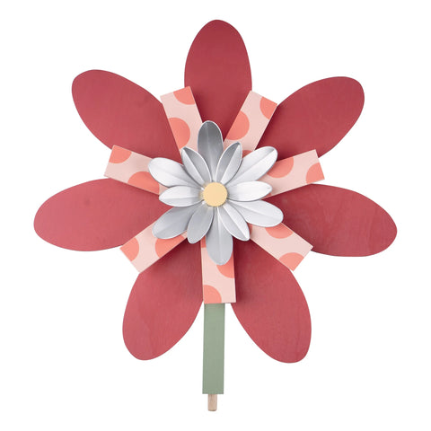 GLORY HAUS Red Flower Topper