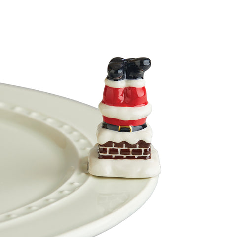 NORA FLEMING Down the Chimney Santa Mini