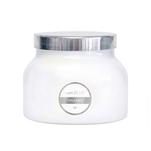 Volcano Signature Candle - White