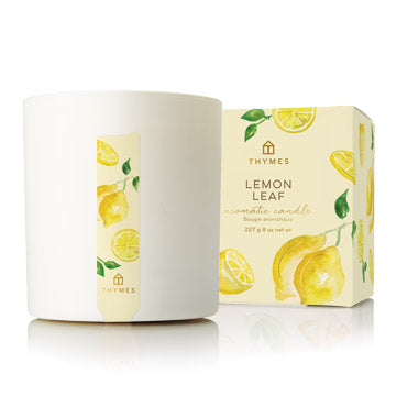 THYMES Lemon Leaf Poured Candle