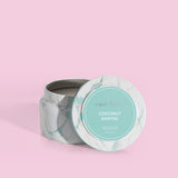 CAPRI BLUE Coconut Santal Modern Marble Printed Travel Tin