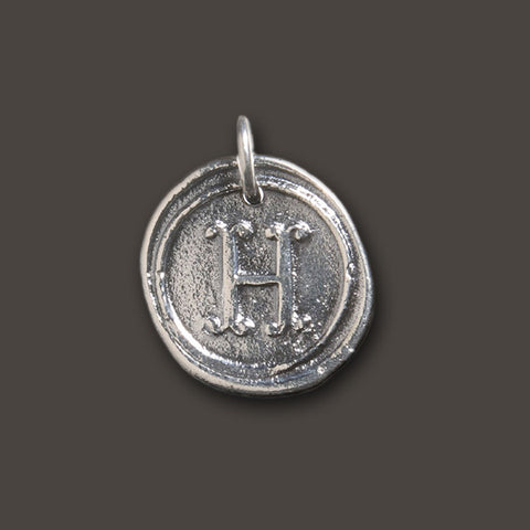 WAXING POETIC Round Insignia Charm "H" by Waxing Poetic