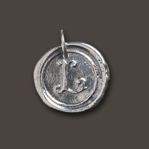 WAXING POETIC Round Insignia Charm "L" by Waxing Poetic