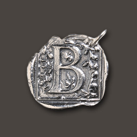 WAXING POETIC Square Insignia Charm "B" by Waxing Poetic