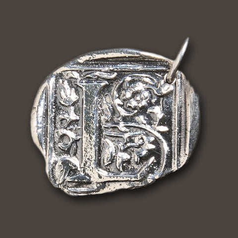 WAXING POETIC Square Insignia Charm "L" by Waxing Poetic