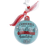 GLORY HAUS Grandkids Snowflake Ornament