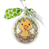 GLORY HAUS Yellow Chicks Baby's First Ornament
