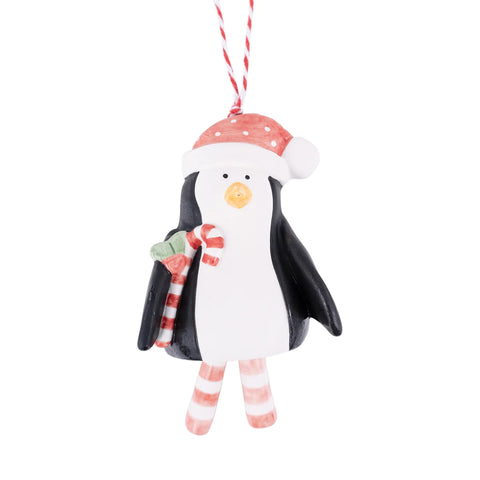GLORY HAUS Penguin Candy Cane Ornament