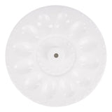 GLORY HAUS White Egg Plate