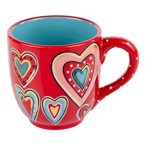 GLORY HAUS All Over Hearts Mug