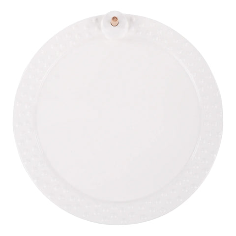 GLORY HAUS White Round Platter