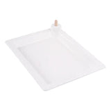 GLORY HAUS White Rectangular Platter