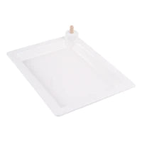 GLORY HAUS White Rectangular Platter