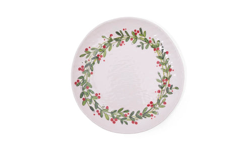 RELISH Christmas Wreath Dinner Plate