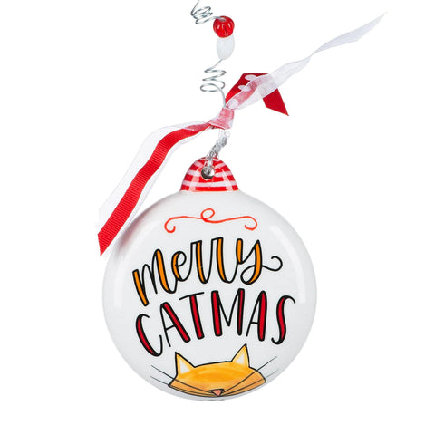 GLORY HAUS Merry Catmas Puff Ornament