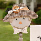 GLORY HAUS Happy Fall Scarecrow Topper