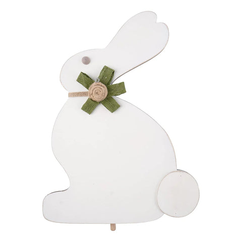 GLORY HAUS White Bunny Topper