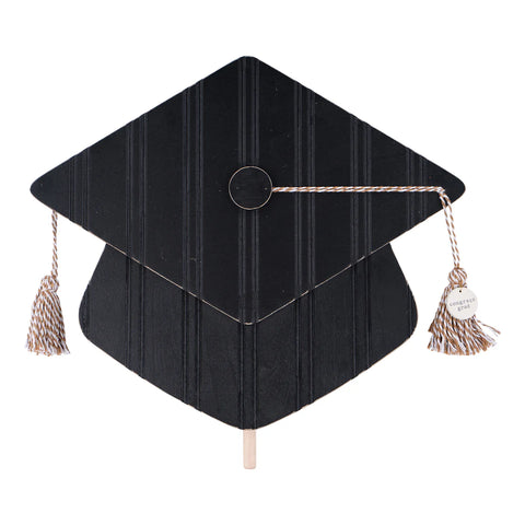 GLORY HAUS Congrats Grad Graduation Hat Topper