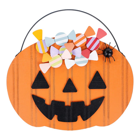 GLORY HAUS Candy Pumpkin Pail Topper
