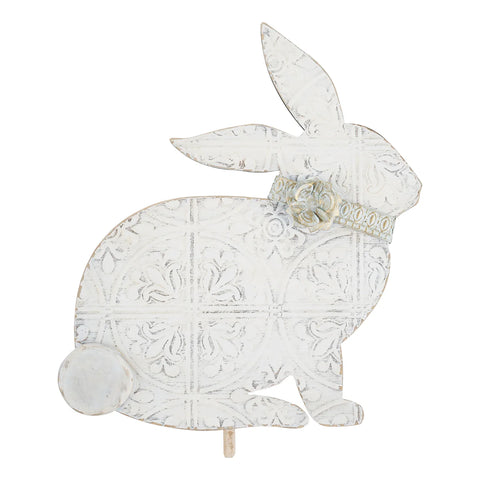 GLORY HAUS White Bunny Topper