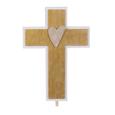 GLORY HAUS Cross and Heart Topper