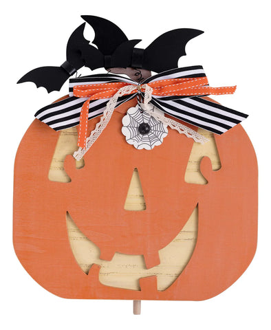 GLORY HAUS Spooky Jack-o-Lantern Topper