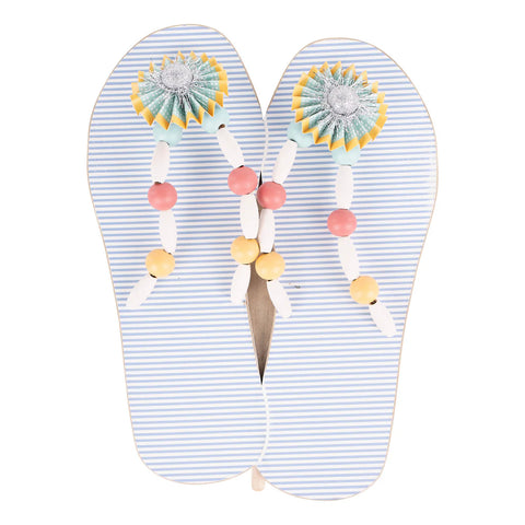 GLORY HAUS Tropical Flip Flops Topper